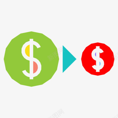 减价折扣商店图标图标