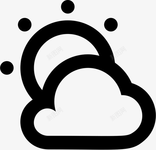 clouds_sun [#1273]svg_新图网 https://ixintu.com clouds_sun [#1273]