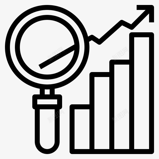 市场调查商业需求图标svg_新图网 https://ixintu.com 商业 商业和金融 增长 市场调查 需求