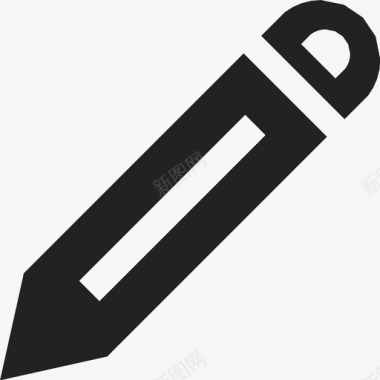 铅笔文具写字图标图标