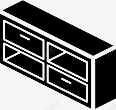 电视台橱柜家具图标图标
