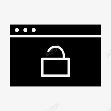 解锁浏览器浏览器通知互联网浏览器图标图标