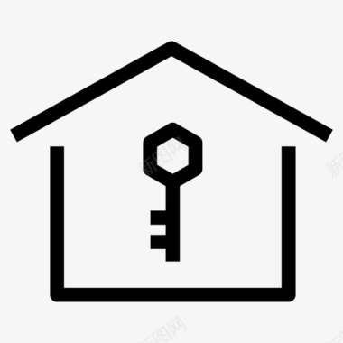 房子钥匙新的业主图标图标