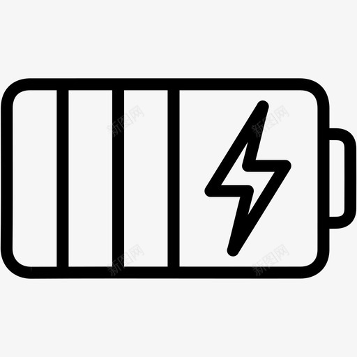 电池充电电力能源图标svg_新图网 https://ixintu.com misc11 电力 电池充电 电源 能源