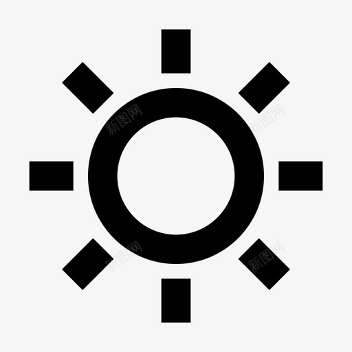 阳光亮度ios优化界面图标svg_新图网 https://ixintu.com ios优化界面 亮度 阳光