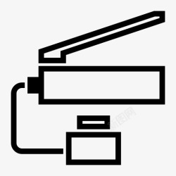 液压千斤顶手动工具举升图标图标