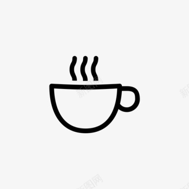 马克杯咖啡新鲜图标图标