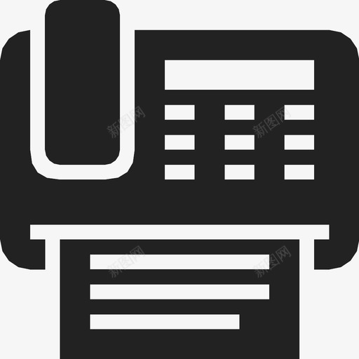 传真机办公室图标svg_新图网 https://ixintu.com 传真机 办公室
