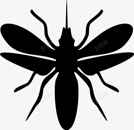 蚊子动物虫子图标svg_新图网 https://ixintu.com 动物 昆虫 疟疾 瘙痒 虫子 蚊子