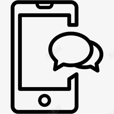 手机聊天iphone短信图标图标
