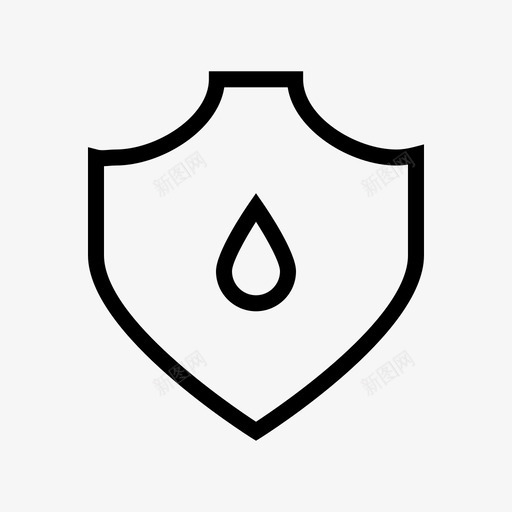 喷水器防护装置安全装置图标svg_新图网 https://ixintu.com 喷水器 安全灯 安全装置 防护装置