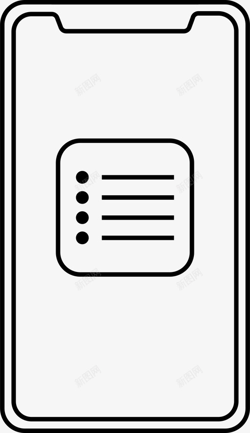 iphonex待办事项列表应用程序智能手机图标svg_新图网 https://ixintu.com iphonex iphonex待办事项列表 应用程序 待办事项 智能手机