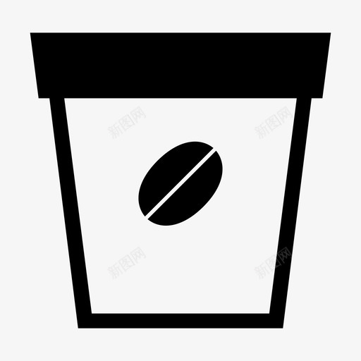 咖啡喝渴图标svg_新图网 https://ixintu.com 咖啡 喝 渴
