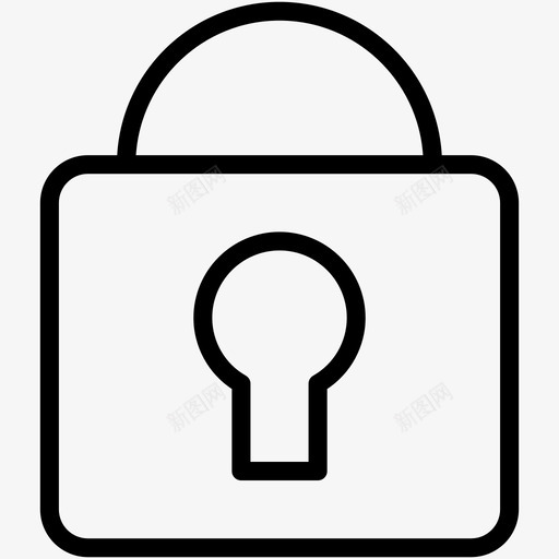 锁定关闭隐私图标svg_新图网 https://ixintu.com 关闭 其他17 安全 锁定 隐私