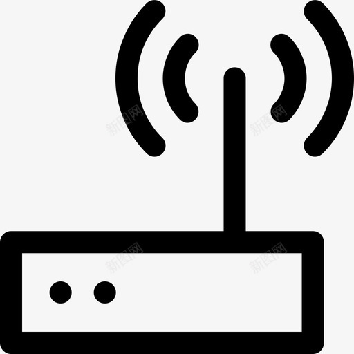 路由器连接网络图标svg_新图网 https://ixintu.com wifi 无线 网络 计算机互联网概述 路由器 连接