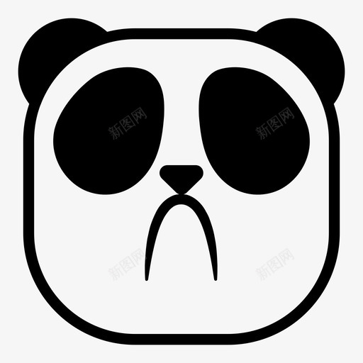 现在的熊猫情感不仅仅是版本图标svg_新图网 https://ixintu.com 不仅仅是版本 情感 现在的熊猫