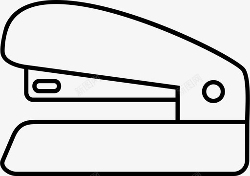 订书机办公室装订图标svg_新图网 https://ixintu.com 办公室 装订 订书机