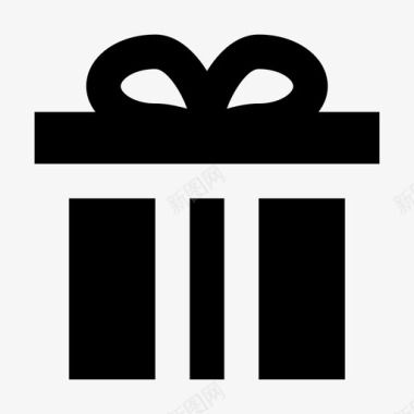 礼品免费购物商业材料图标图标