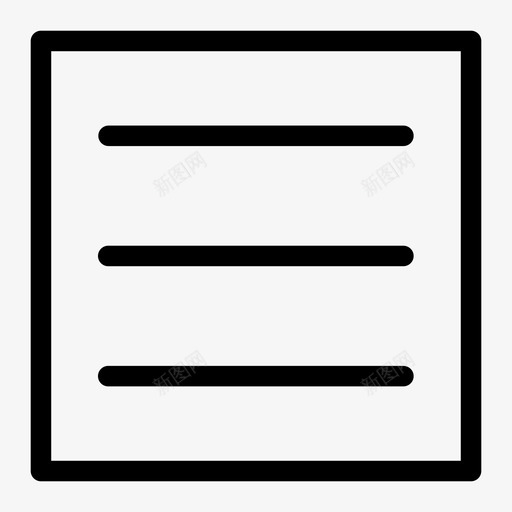 菜单界面按钮选项图标svg_新图网 https://ixintu.com 界面按钮 菜单 设置 选择菜单 选项