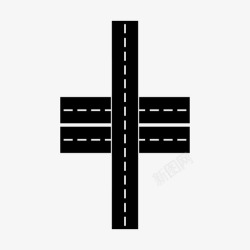 高速公路立交桥道路城市行车图标高清图片