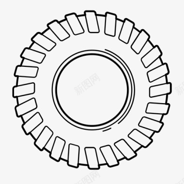 轮胎健身贴身图标图标