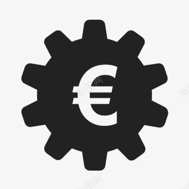 金钱工作发展欧元图标图标