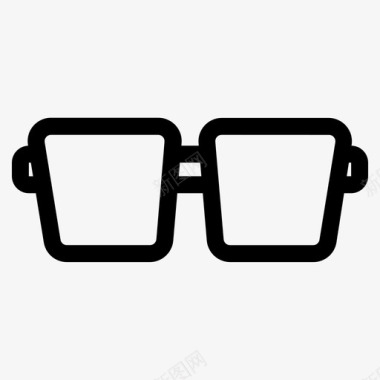 眼镜假日野餐图标图标