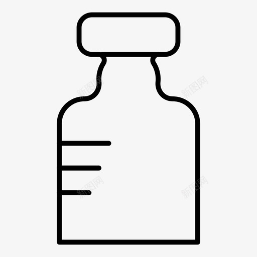 化学烧杯商业图标svg_新图网 https://ixintu.com 化学 商业 烧杯 罐子 美容和水疗细线