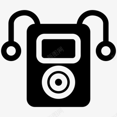 ipodmp3播放器音乐播放器图标图标