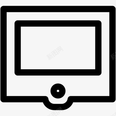 平板电视电脑台式机图标图标