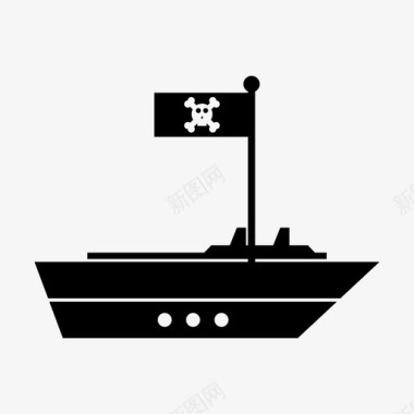 海盗船海盗旗海盗图标图标