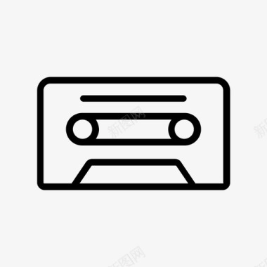 盒式磁带录音磁带混音磁带图标图标