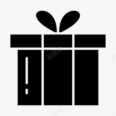礼物生日礼物包装图标图标