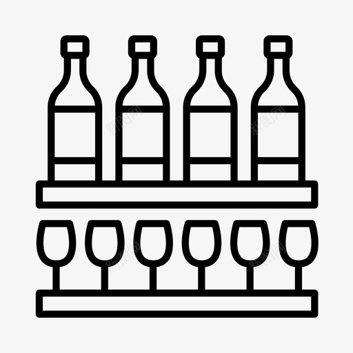 饮料酒吧酒瓶图标svg_新图网 https://ixintu.com 玻璃杯 葡萄酒 酒吧 酒瓶 餐厅 饮料