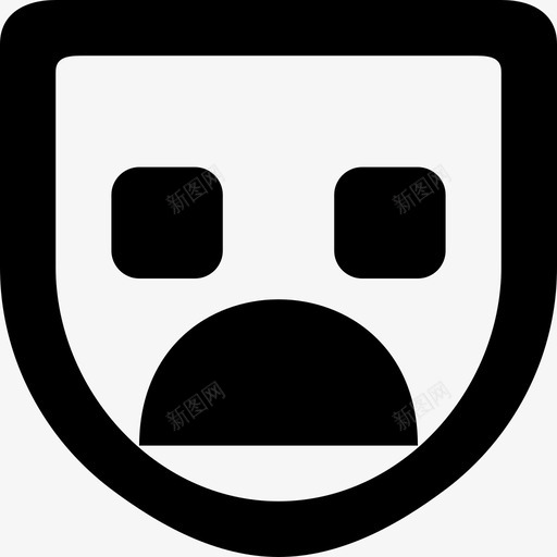 emoji_sad [#485]svg_新图网 https://ixintu.com emoji_sad [#485]