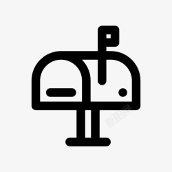 短信的轮廓邮箱商务短信图标高清图片