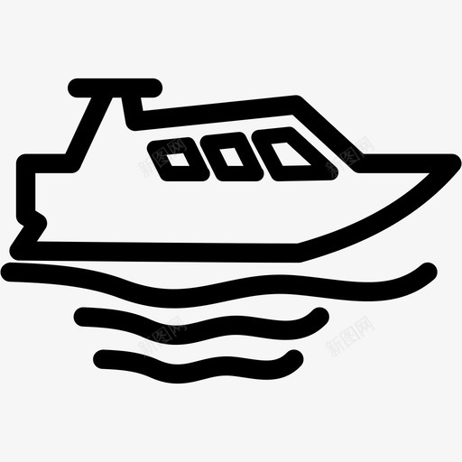 船舶海运运输图标svg_新图网 https://ixintu.com 中转2 旅行 海运 船舶 运输