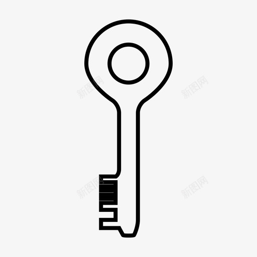 钥匙门打开图标svg_新图网 https://ixintu.com 打开 通过 钥匙 门