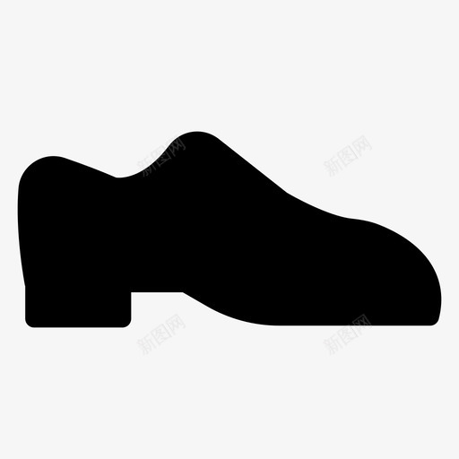 鞋商务脚图标svg_新图网 https://ixintu.com 商务 步 美容和水疗雕文 脚 走 鞋