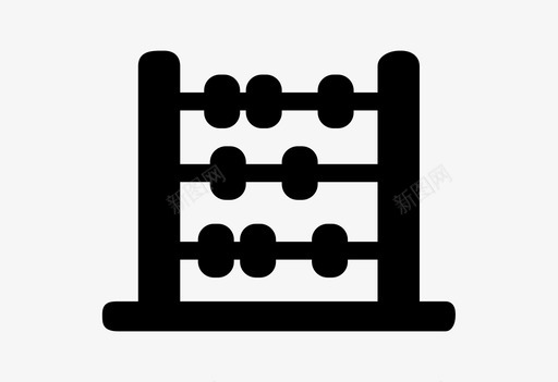 算盘_abacus4svg_新图网 https://ixintu.com 算盘_abacus4