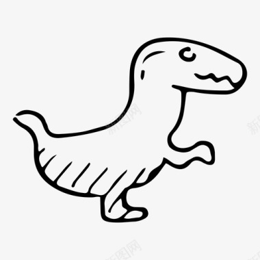 恐龙古代动物图标图标