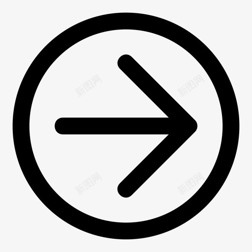右箭头gui界面图标svg_新图网 https://ixintu.com gui mnml10 右箭头 用户界面 界面
