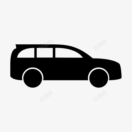 汽车家用汽车交通工具图标svg_新图网 https://ixintu.com 交通工具 家用汽车 汽车