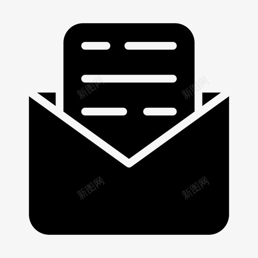 信件文件电子邮件图标svg_新图网 https://ixintu.com 信件 信件第2部分 收到信 文件 电子邮件 邮寄信件
