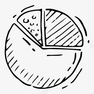 饼图金融搜索引擎优化涂鸦图标图标