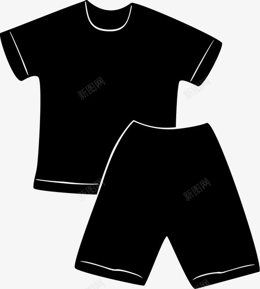 衣服小孩衬衫图标svg_新图网 https://ixintu.com 内衣 小孩 短裤 衣服 衬衫