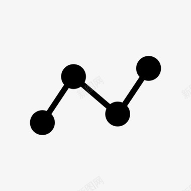 图表分析线图图标图标