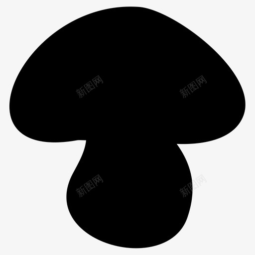 真菌食物蘑菇图标svg_新图网 https://ixintu.com 毒菌 真菌 蔬菜 蘑菇 食物