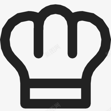 厨师帽厨艺厨房图标图标