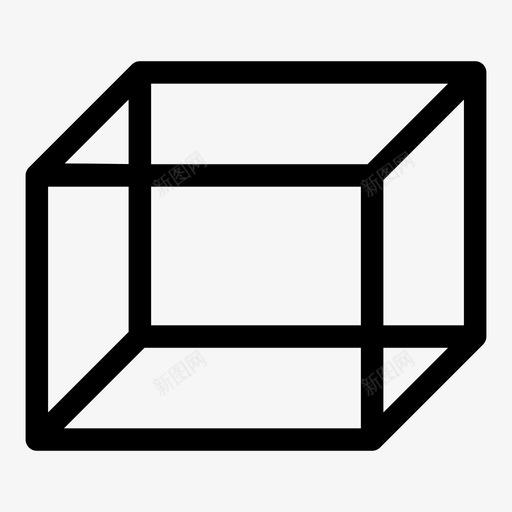 3d盒盒装立方体图标svg_新图网 https://ixintu.com 3d盒 卡斯塔尔公司 盒装 立方体
